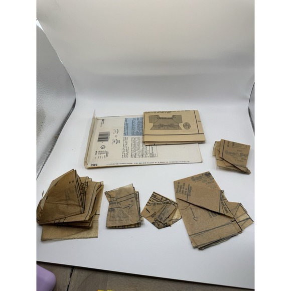 See & Sew 5357 Cabbage Patch Kids Doll Clothes Sewing Pattern 1985 Cut Complete - Picture 8 of 8